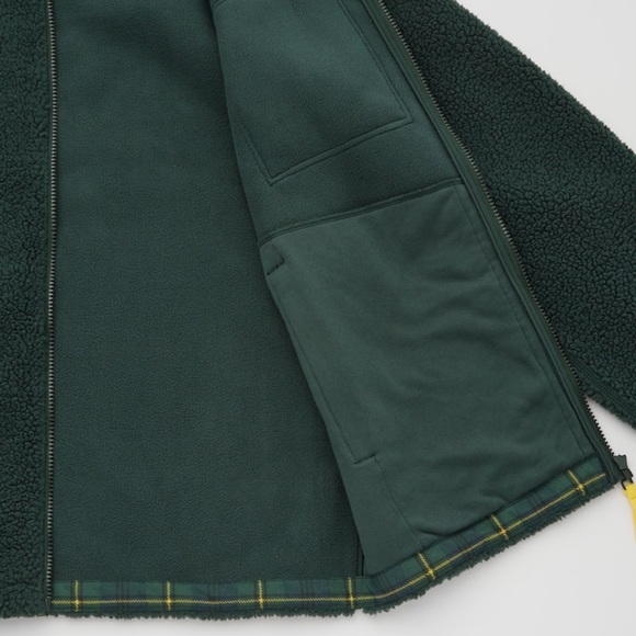 NWT JW Anderson Uniqlo Pile lined fleece set - Picture 3 of 14